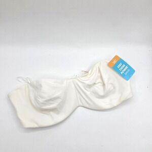 Sweet Nothings Maidenform Strapless Bra White Stay There Power Band Women 38C